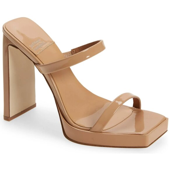 Jeffrey Campbell Shoes - Jeffrey Campbell Nude HUSTLER Heels 8.5